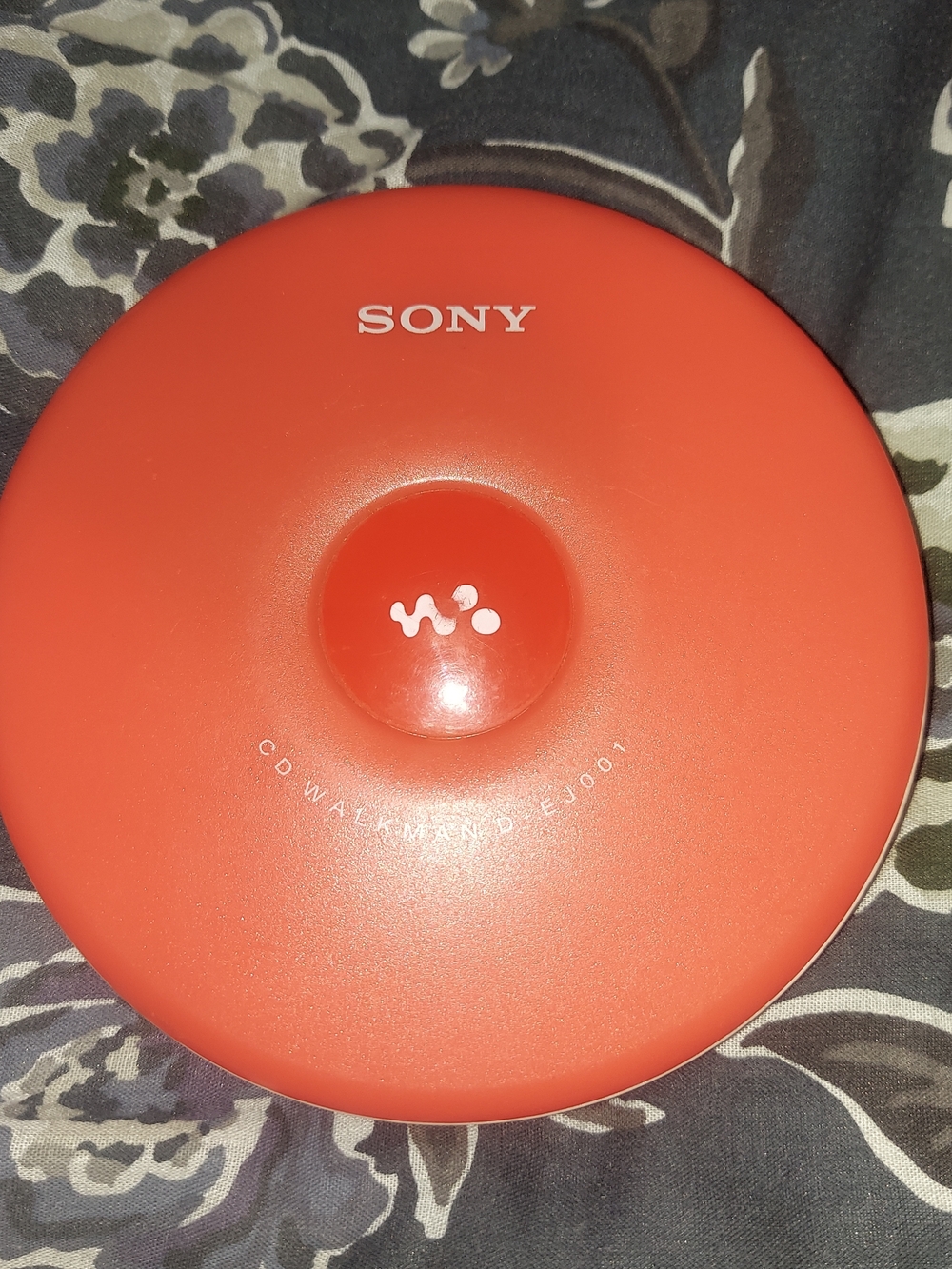 Sony Orange Portable CD Walkman Discman *PARTS ONLY*